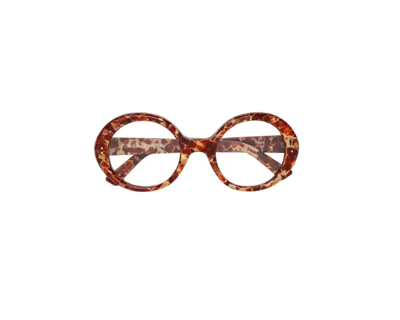 Unisex Marni 5RE Eobilo Lava Montature da vista Acetato Havana Rotonda miniatura 2