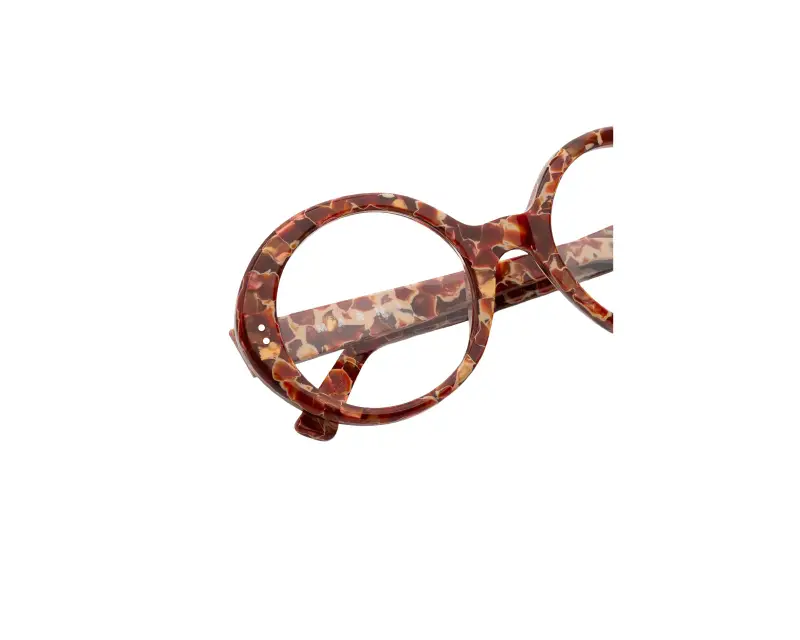 Unisex Marni 5RE Eobilo Lava Montature da vista Acetato Havana Rotonda miniatura 3