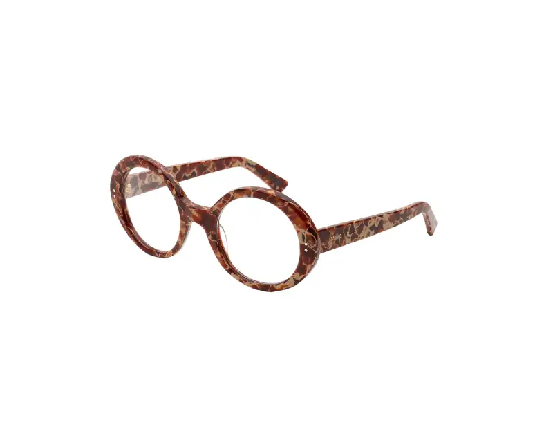 Unisex Marni 5RE Eobilo Lava Montature da vista Acetato Havana Rotonda