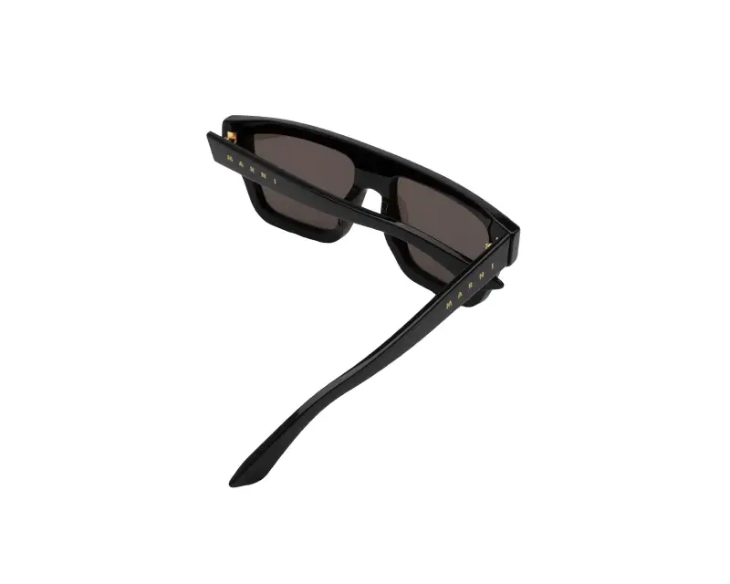 Unisex Marni 6VA Nistakari Black Occhiali da sole Acetato Nero Nero Squadrata miniatura 3