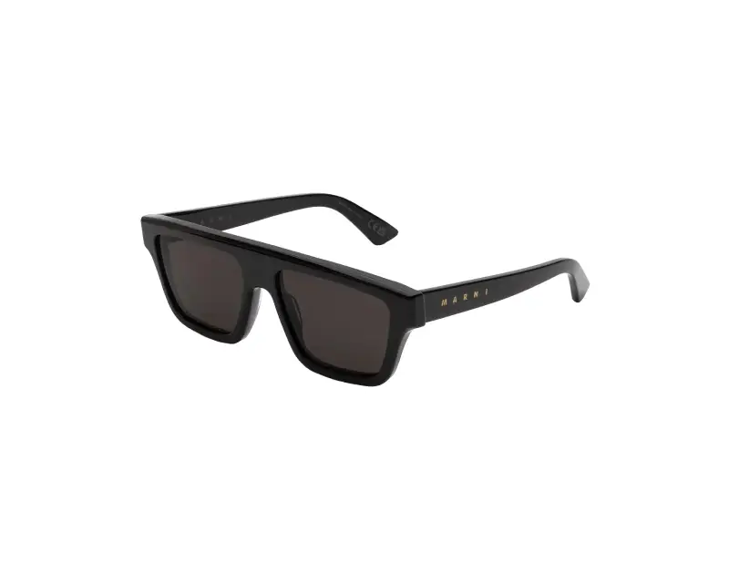 Unisex Marni 6VA Nistakari Black Occhiali da sole Acetato Nero Nero Squadrata
