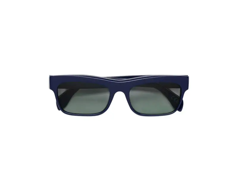 Unisex Marni 8JC Angdoa Deep Blue Occhiali da sole Acetato Blu Blu Squadrata miniatura 2