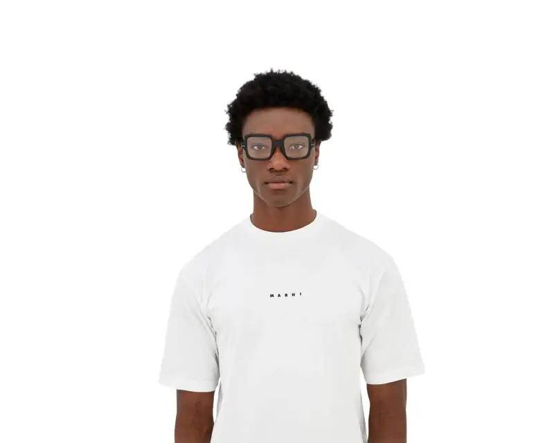 Unisex Marni 9QP Likya Yolu Black Montature da vista Acetato Nero Squadrata miniatura 3