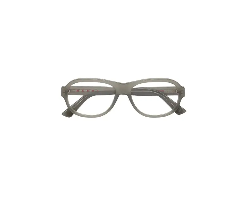 Unisex Marni AHX Azotl Light Grey Montature da vista Acetato Grigio Geometrica miniatura 2
