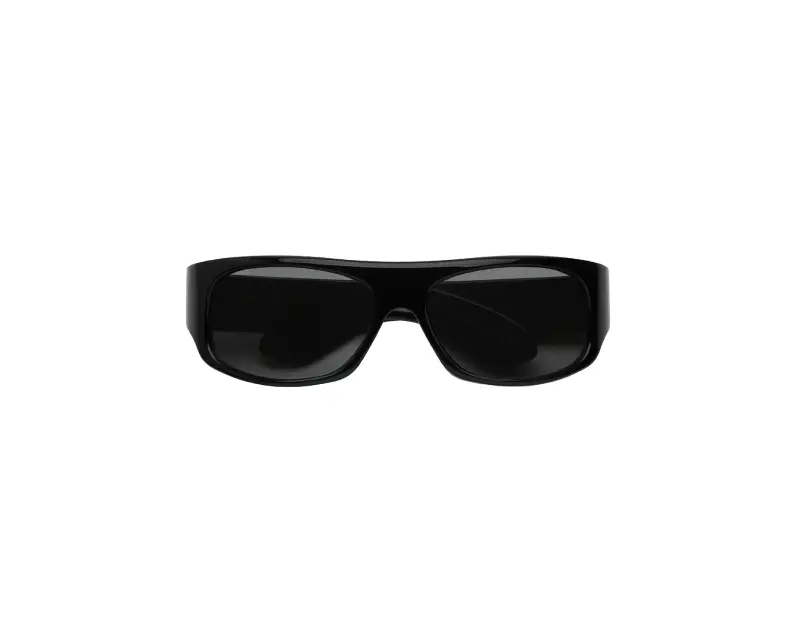 Unisex Marni B8R Uailus Black Occhiali da sole Acetato Nero Nero Avvolgente miniatura 2