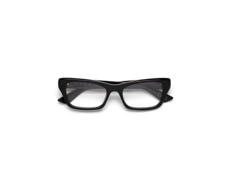 Unisex Marni BUS Akelu Black Montature da vista Acetato Nero Squadrata miniatura 2