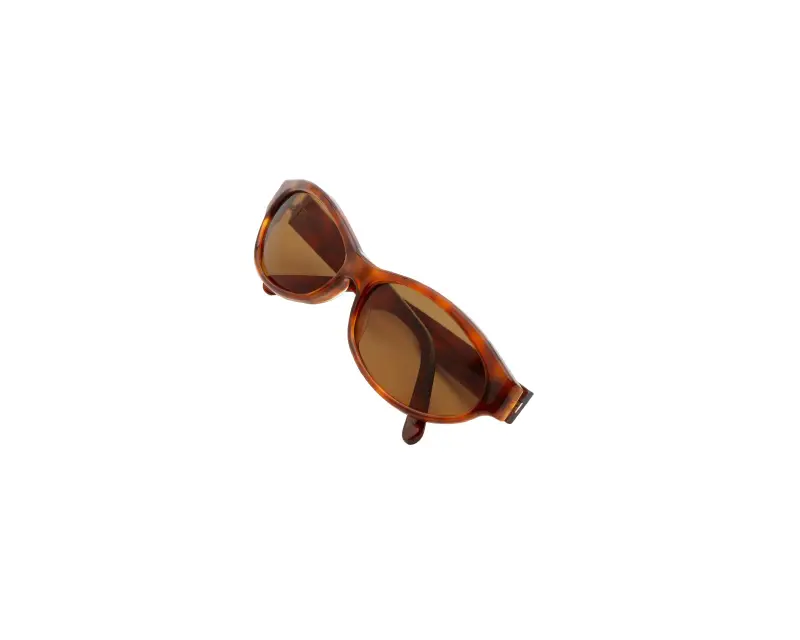 Unisex Marni DYP Ouzoud Havana Occhiali da sole Acetato Havana Marrone Geometrica miniatura 3