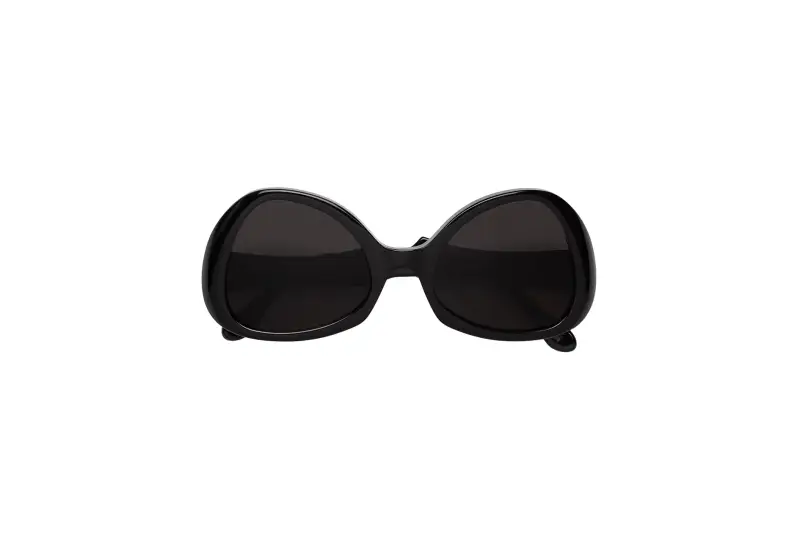 Unisex Marni GML Anu Ohia Black Occhiali da sole Acetato Nero Nero Geometrica Normale miniatura 2