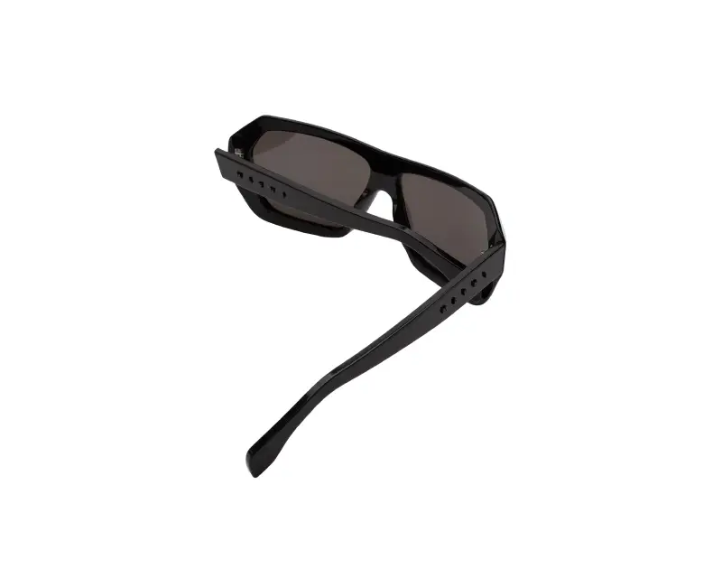 Unisex Marni I4R Dhazut Black Occhiali da sole Acetato Nero Nero Squadrata Normale miniatura 3