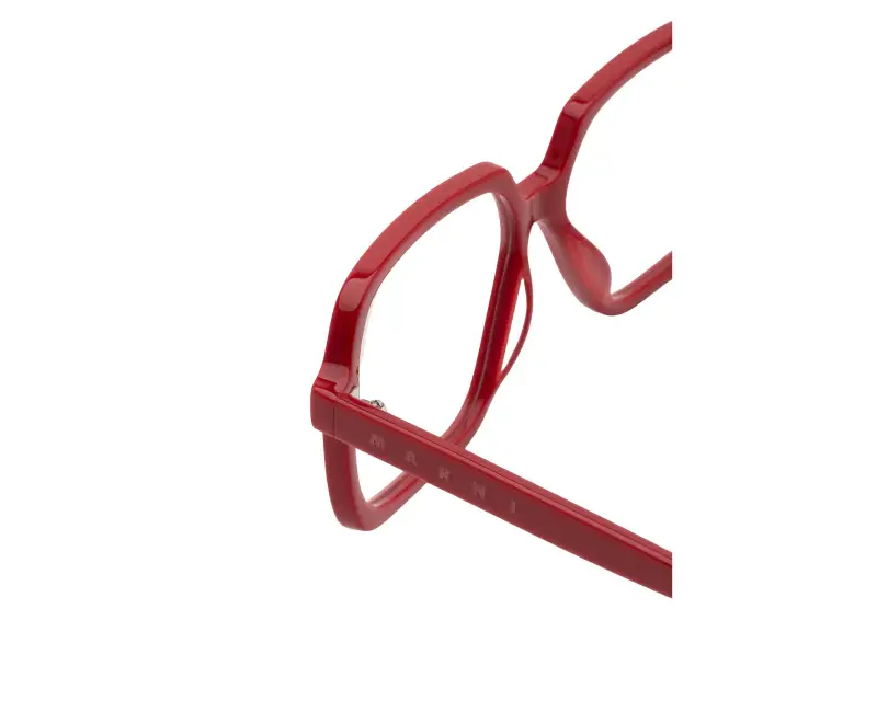 Unisex Marni IUF Arixo Red Montature da vista Acetato Rosso Squadrata miniatura 3