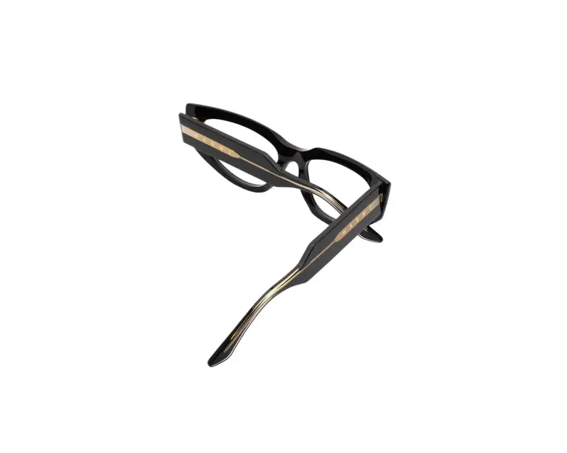 Unisex Marni NWY Tahat Nero Montature da vista Acetato Nero Cat Eye miniatura 3