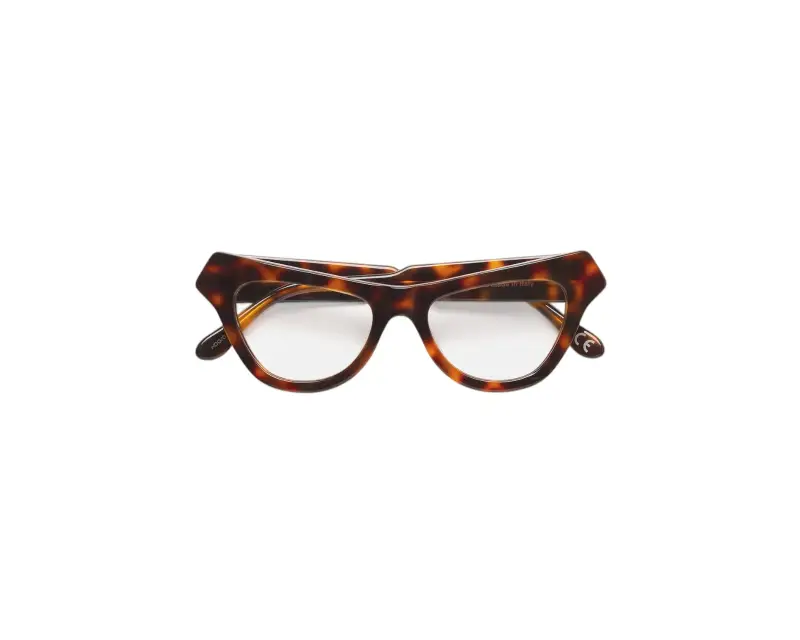 Unisex Marni Q8N Jeju Island Havana Montature da vista Acetato Havana Cat Eye miniatura 2