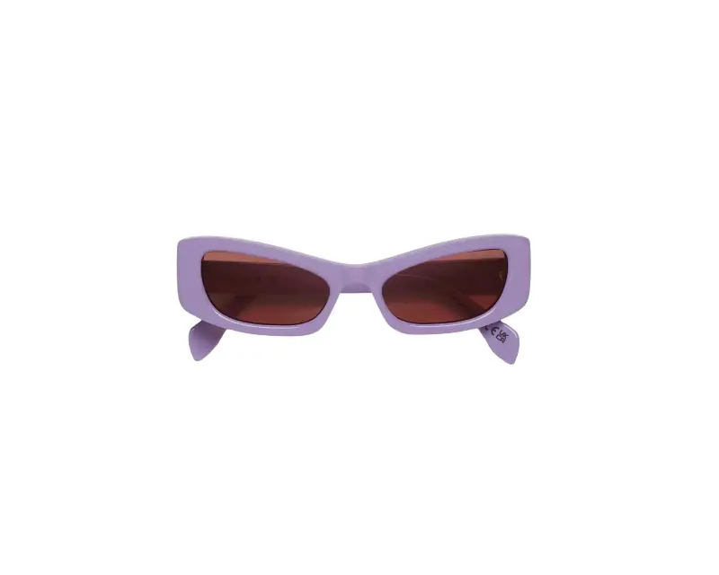 Unisex Marni RHQ Nyama Violet Occhiali da sole Acetato Viola Bordeaux Squadrata miniatura 2