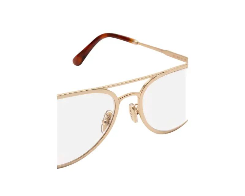 Unisex Marni SYL Palawan Island Optical Oro Montature da vista Metallo Oro Pilot miniatura 3