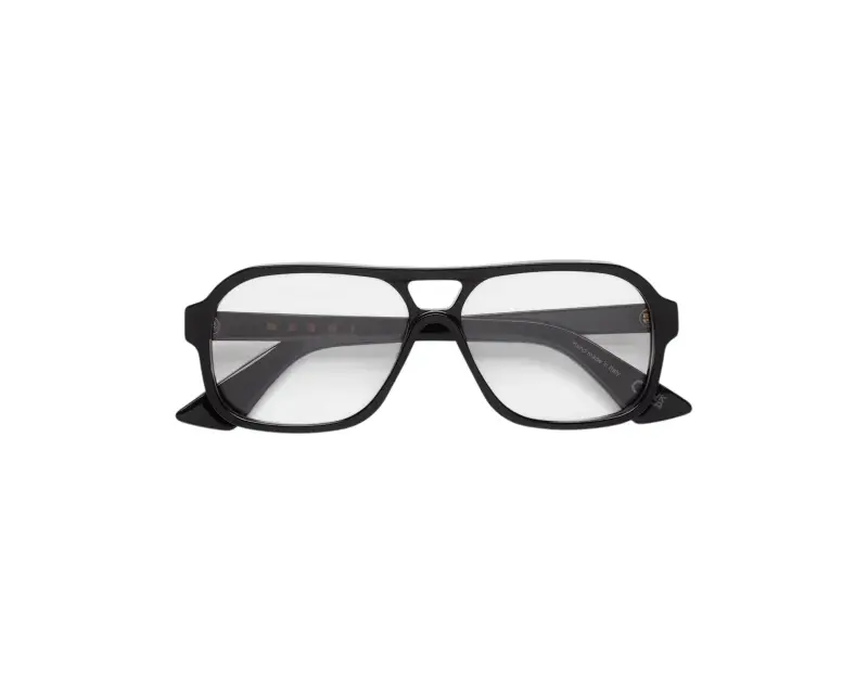 Unisex Marni VS5 Moziqui Black Montature da vista Acetato Nero Squadrata miniatura 2