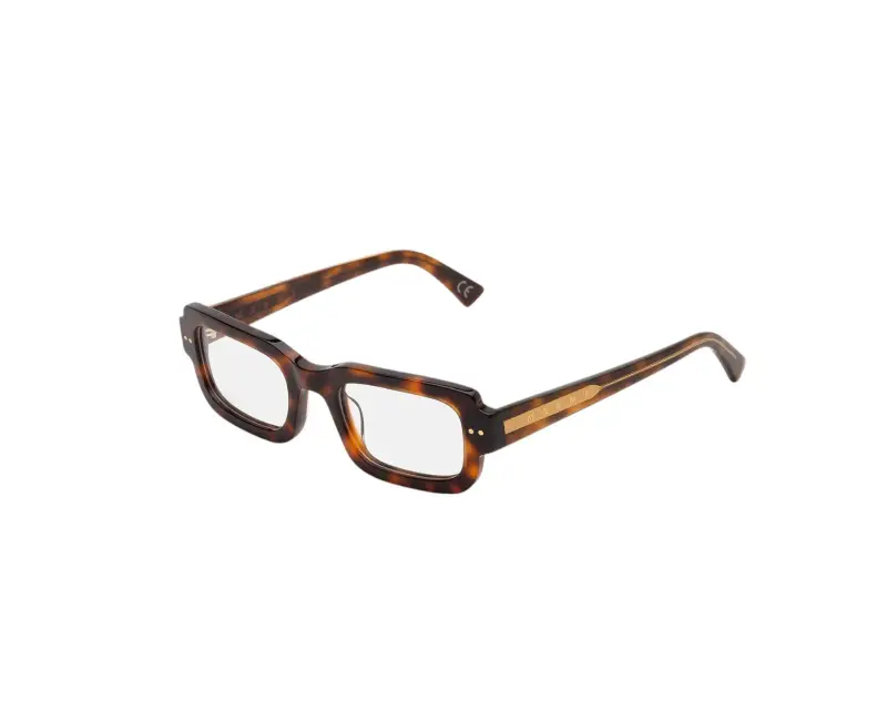 Unisex Marni XCG Lake Vostok Optical Havana Montature da vista Acetato Havana Squadrata