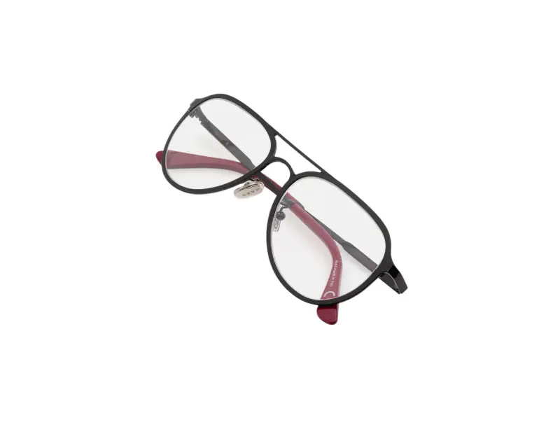 Unisex Marni XWG Palawan Island Optical Nero Montature da vista Metallo Nero Pilot miniatura 3