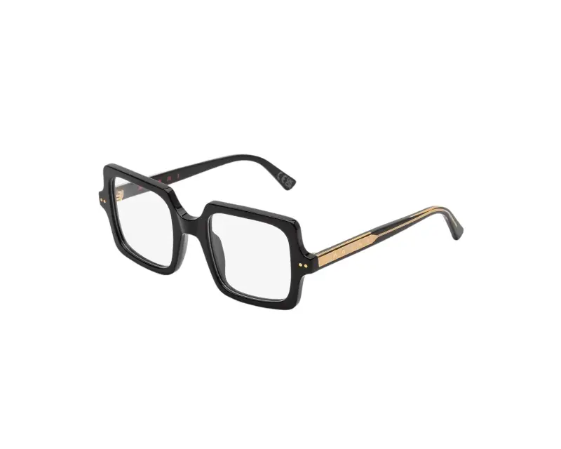 Unisex Marni ZHH Likya Yolu Black Montature da vista Acetato Nero Squadrata