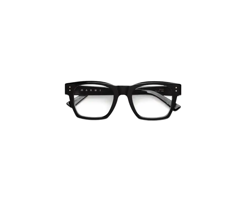 Unisex MBA Annapuma Circuit Optical Nero Montature da vista Acetato Nero Squadrata miniatura 2