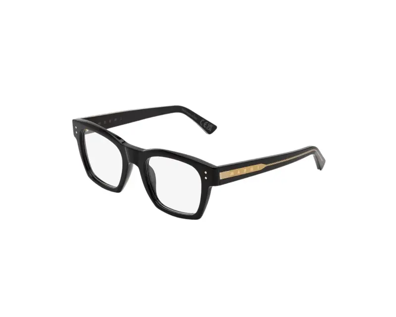 Unisex MBA Annapuma Circuit Optical Nero Montature da vista Acetato Nero Squadrata