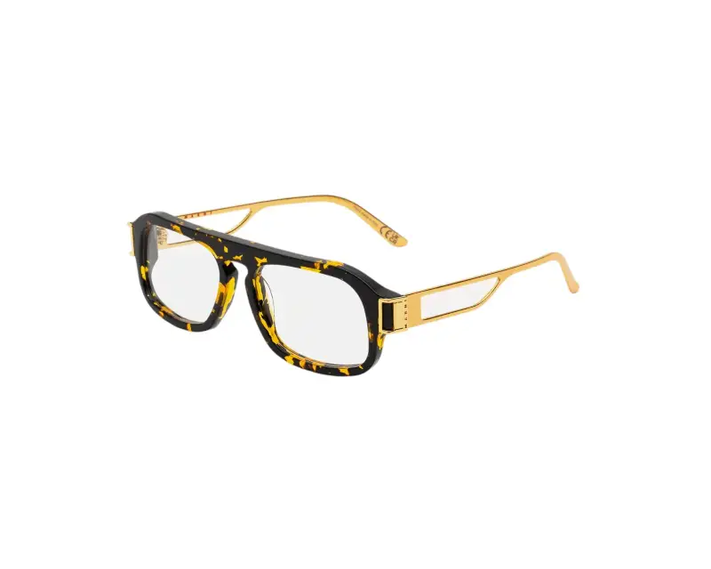 Unisex XGK Burullus Optical Havana Montature da vista Acetato Havana Squadrata