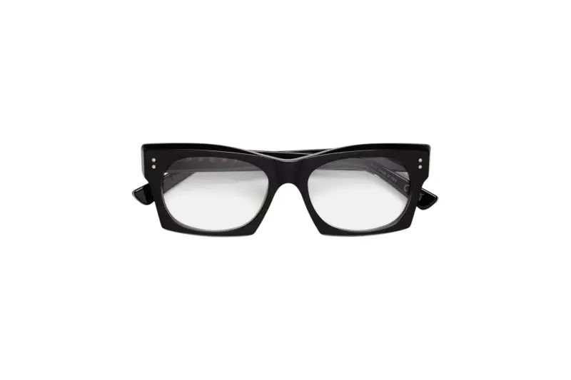 Unisex ZFZ Edku Optical cod. Black Montature da vista Acetato Nero Squadrata miniatura 2
