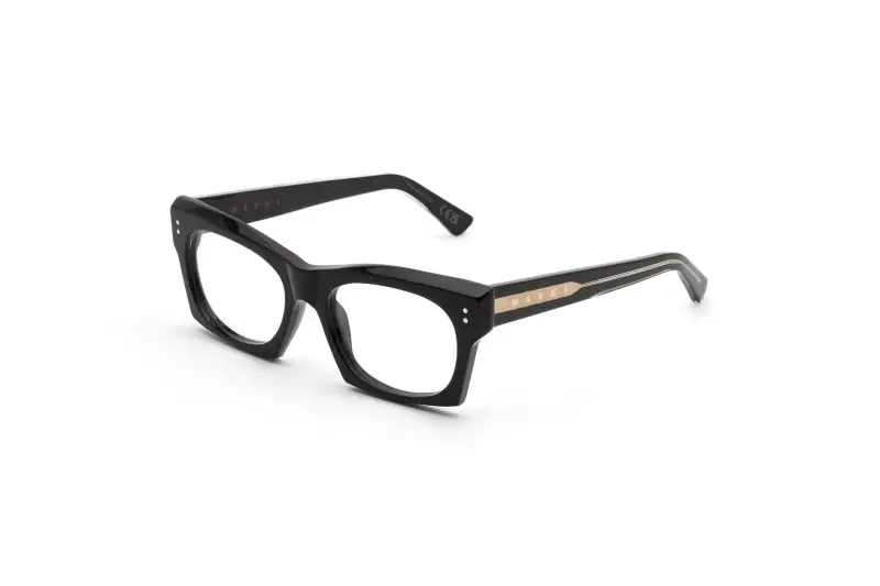 Unisex ZFZ Edku Optical cod. Black Montature da vista Acetato Nero Squadrata