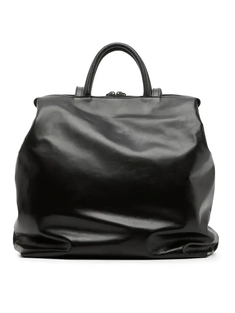 Borsa in pelle Maxi Nero