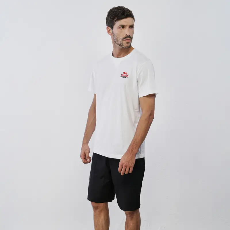 Pantaloni corti neri sportivi da uomo