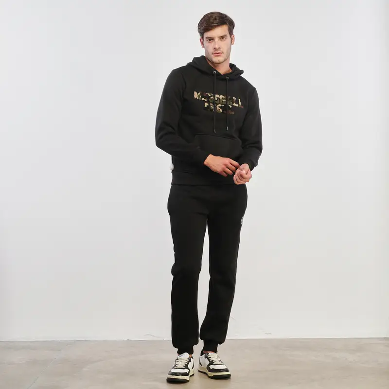 Pantaloni sportivi neri in tuta