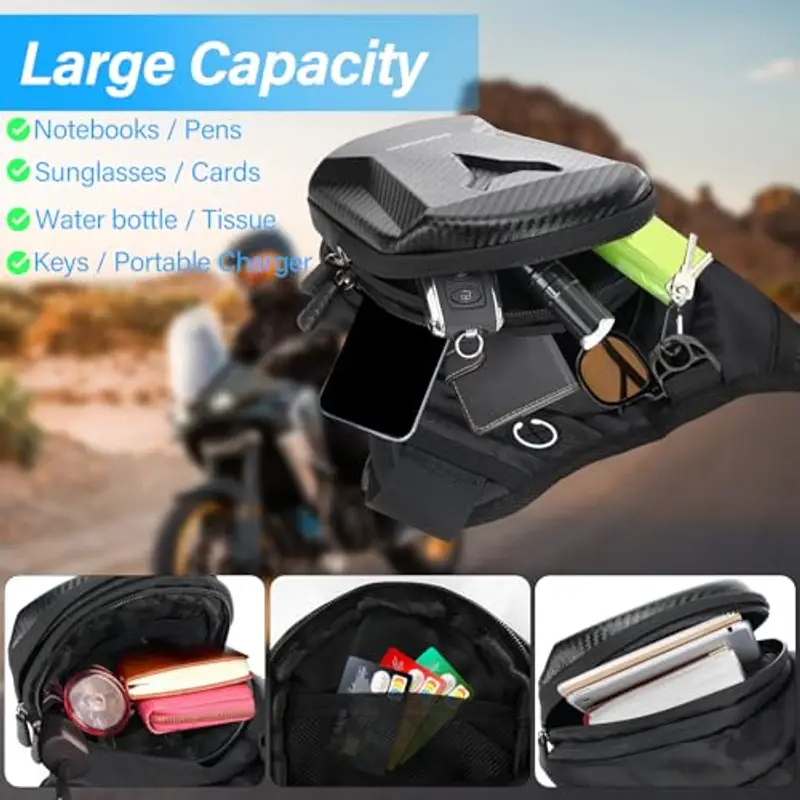 Ledebouk Marsupio Uomo Nero 1214260 miniatura 3