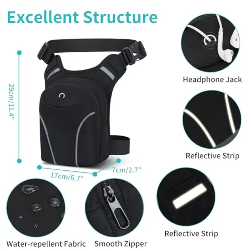 TESELOR Marsupio Uomo Nero 1583310 miniatura 3