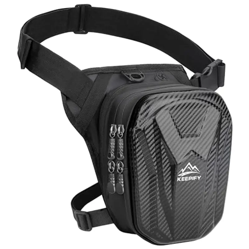 KEEPIFY Marsupio Uomo Nero 2099423