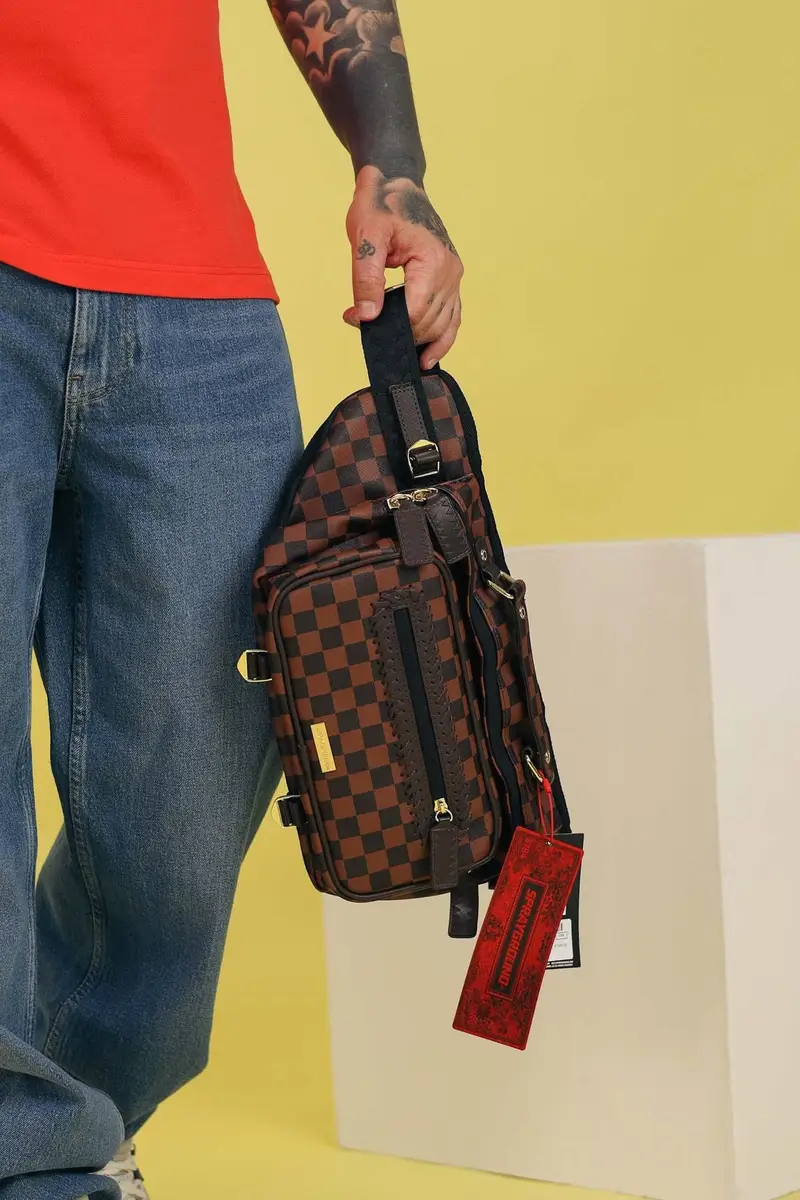 SPRAYGROUND Marsupio Uomo Marrone 917554 miniatura 3