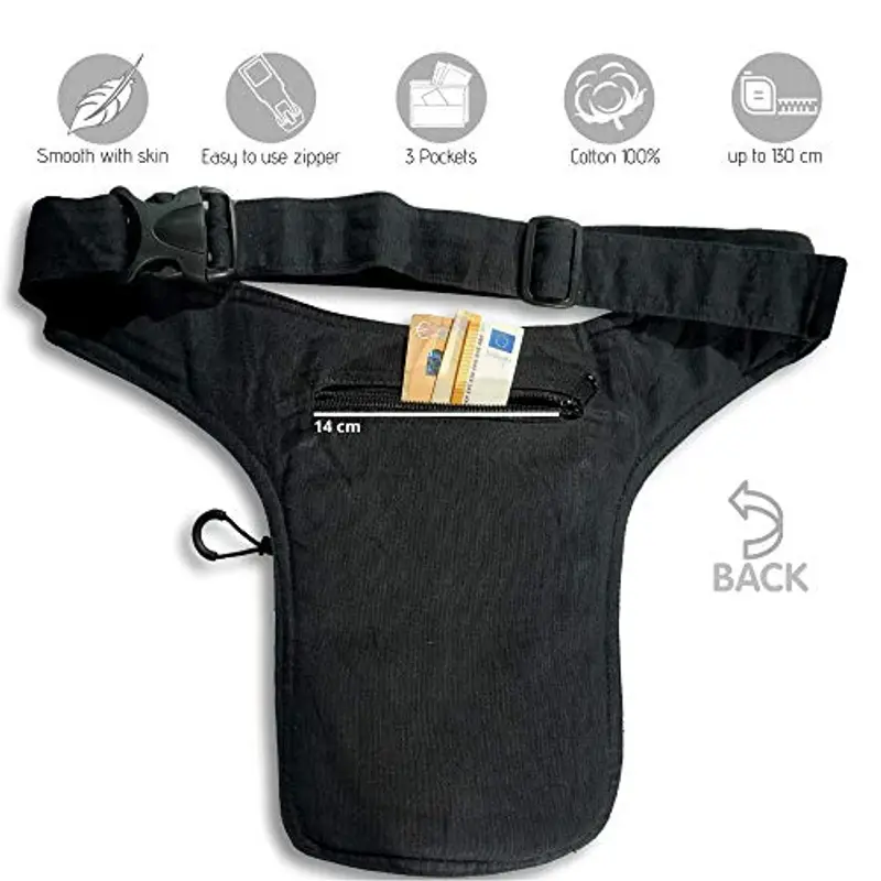 HAND-PRO Marsupio Uomo Nero 2150784 miniatura 3