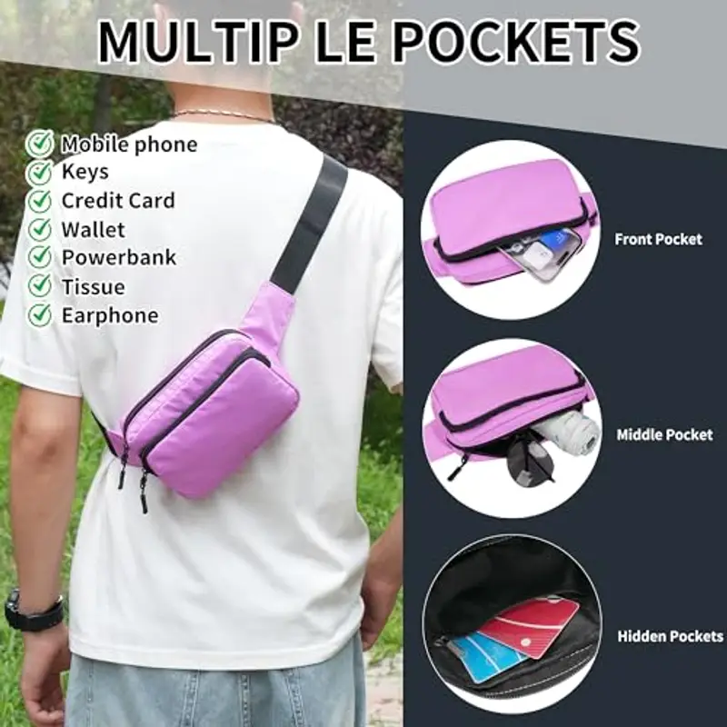 IHIGOGOFA Marsupio Viola 1599293 miniatura 2