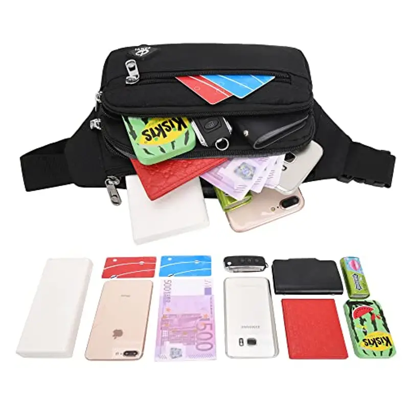 IHIGOGOFA Marsupio Uomo Nero 1214626 miniatura 3