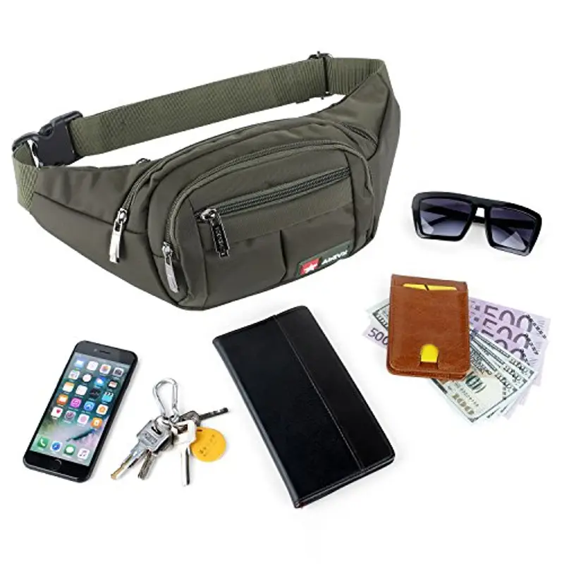 AirZyx Marsupio Uomo Verde 786802 miniatura 2