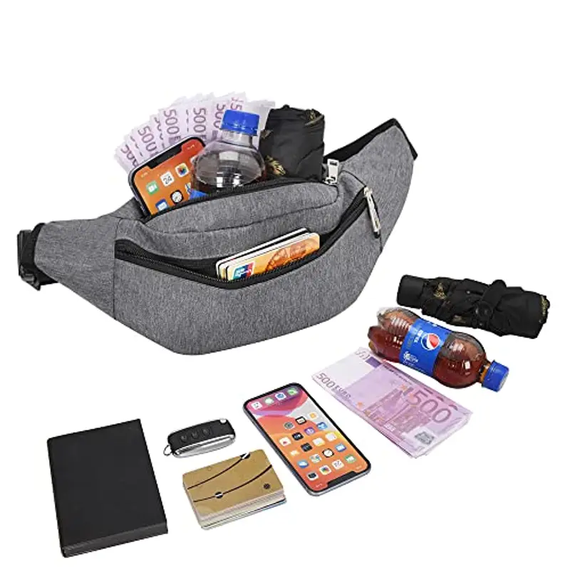 Ridirun Marsupio Uomo Grigio 1599215 miniatura 3