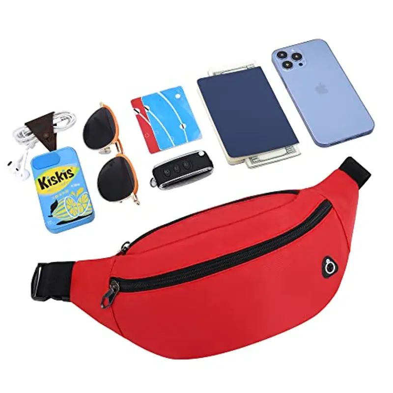 JAZUX Marsupio Uomo Rosso 2099474 miniatura 3