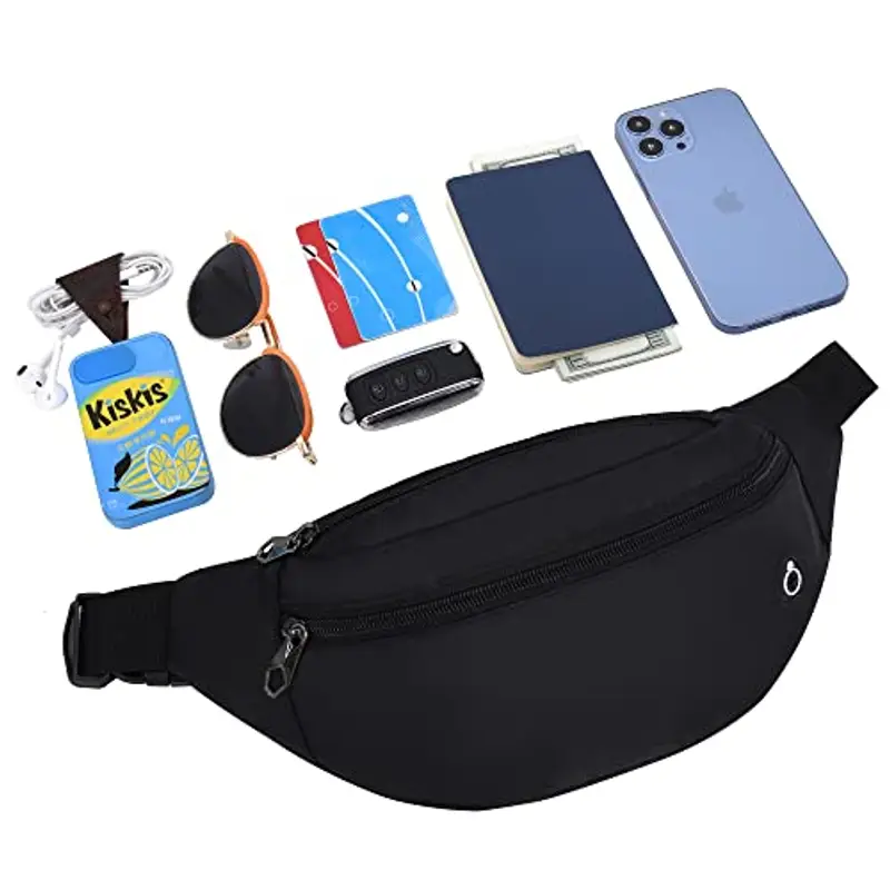 JAZUX Marsupio Uomo Nero 2099472 miniatura 3