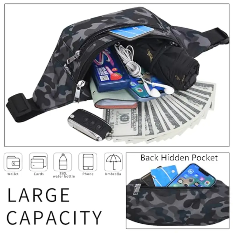 Ridirun Marsupio Uomo Nero 1599303 miniatura 3