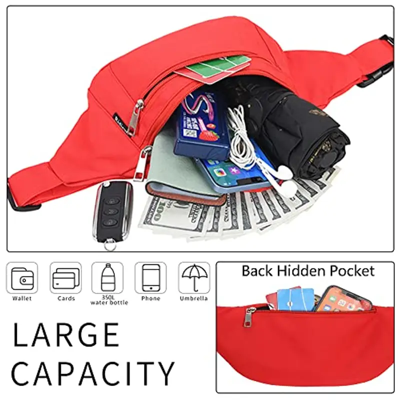 Ridirun Marsupio Uomo Rosso 1599307 miniatura 3