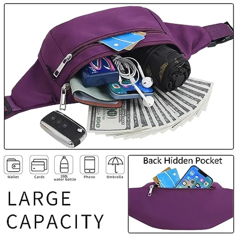 Ridirun Marsupio Uomo Viola 1599308 miniatura 3