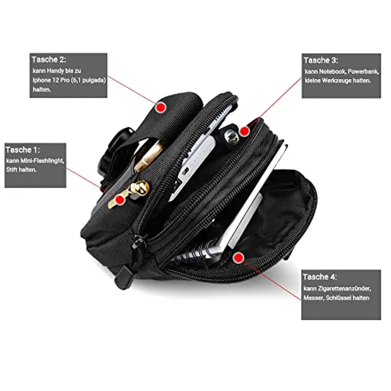 Leskyair Borsello Marrone 1599361 miniatura 3