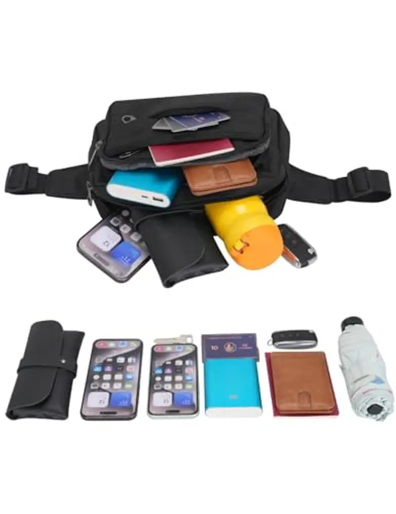 TESELOR Marsupio Uomo Viola 2465457 miniatura 3