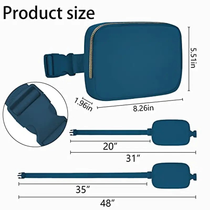 Invool Marsupio Uomo Blu 1599236 miniatura 2