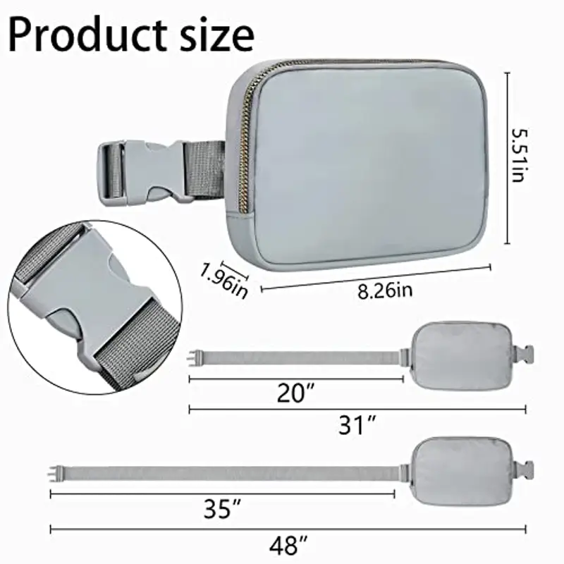 Invool Marsupio Uomo Grigio 1599237 miniatura 2