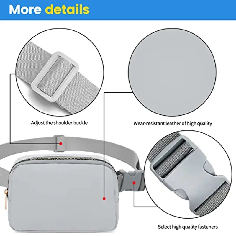 Invool Marsupio Uomo Grigio 1599237 miniatura 3