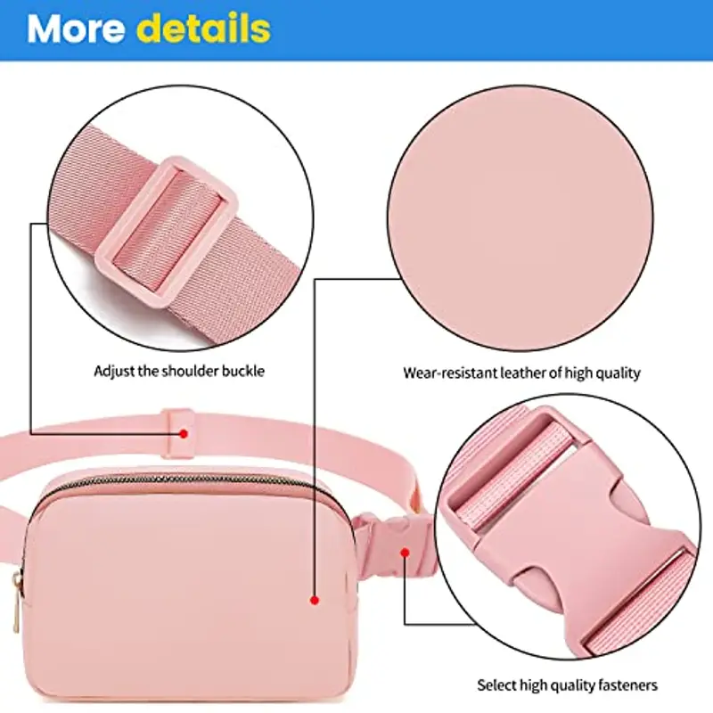 Invool Marsupio Uomo Rosa 1599239 miniatura 3